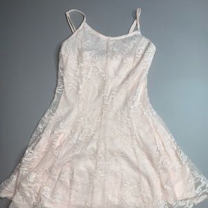 Ivy + Main peach dress